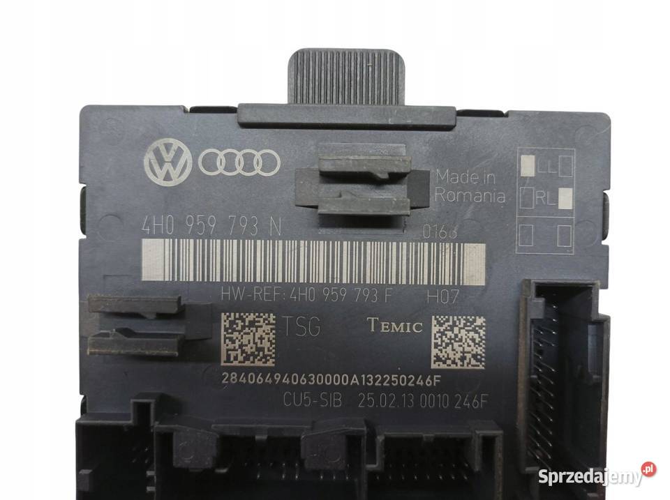MODUŁ DRZWI LEWY PRZÓD 4H0959793N Volkswagen