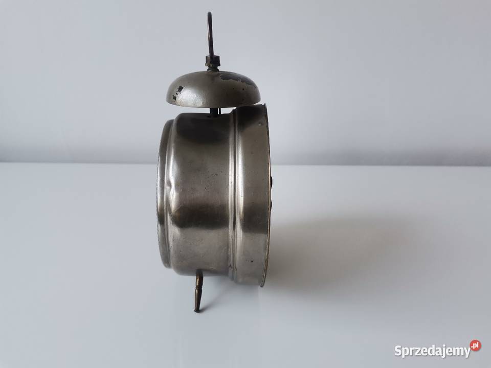 Stary przedwojenny Polski zegar budzik GF Katowice