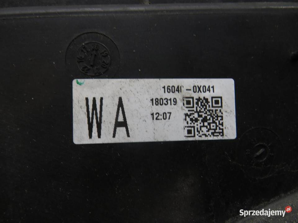 CHŁODNICE KOMPLET CHŁODNIC AVENSIS T27 T29 20 16