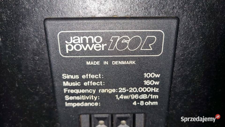 Kolumny JAMO POWER 160 R 2x160W 25 bas 96dB Made Warta