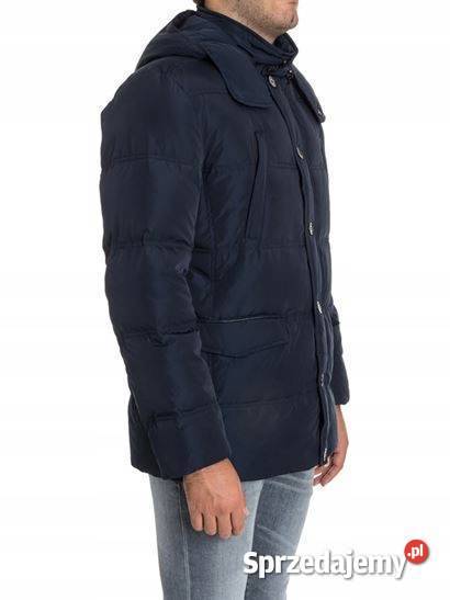 Trussardi Jeans Hooded Down Jacket Parka oryg Moda i Styl