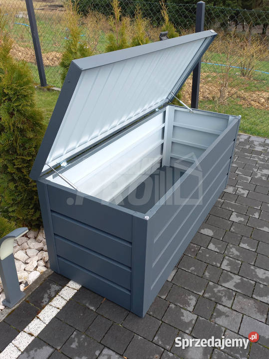 Skrzynia ogrodowa metalowa kufer 150x60x70 Łęczyca sprzedam