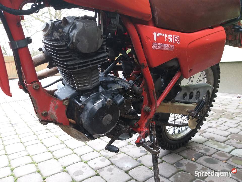 Honda XL 125 enduro czerwony Honda sprzedam