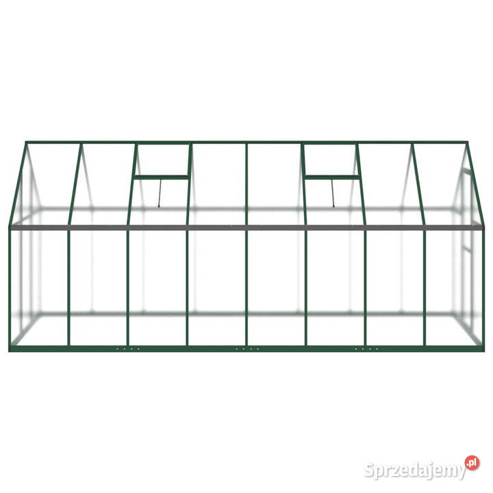 Szklarnia z ramą podstawy zielona 445x169x195 Warszawa