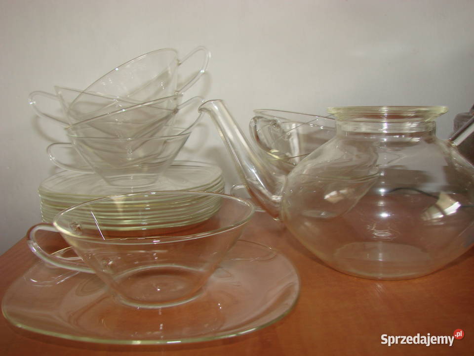 Schott Jena Glas szklany serwis Pruszcz Gdański