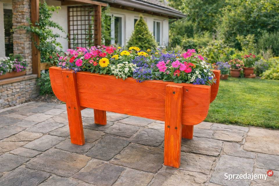donica ogrodowa donice drewniana taras meble Donice podkarpackie Rudnik nad Sanem
