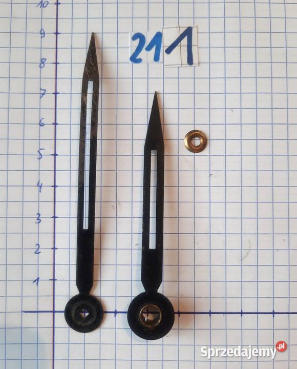 212 Wskazówki zegara komplet 22x22mm 55mm Pozostałe pomorskie Tczew sprzedam