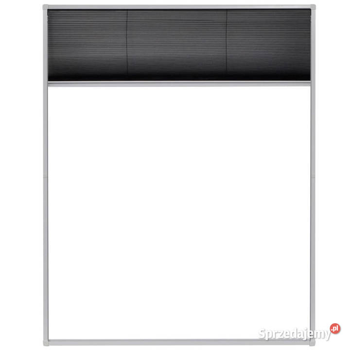 Plisowana moskitiera okienna aluminium 80x100 Warszawa