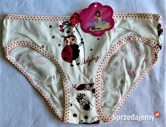 Figi majtki dziewczęce bawełna 122128 4 Warszawa
