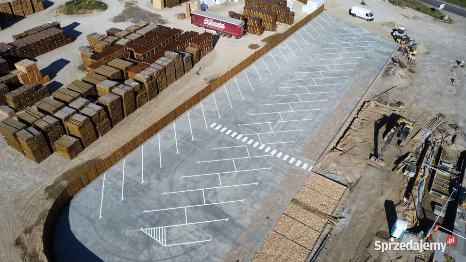 Malowanie parkingów oznakowanie poziome sklepów Pozostałe usługi Gdańsk