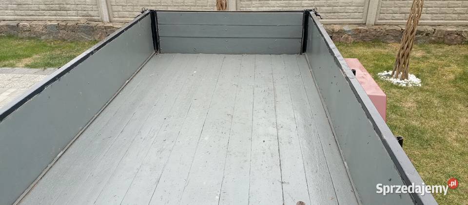 Przyczepa jednoosiowa dwukółka