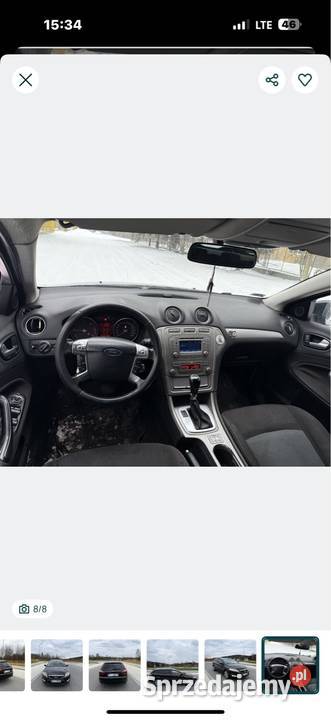 Ford Mondeo 20 Tdci 140 Koni Automat Klima czarny Mondeo świętokrzyskie Kielce