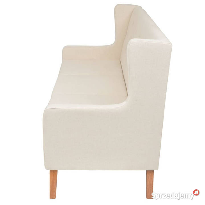 Zestaw 2 sof obitych materiałem kremowy WM274930 Warszawa