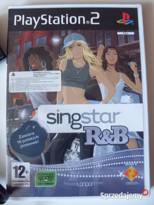 Mikrofony i gra na konsole Playstation 2 Sony Playstation 2 Łańcut