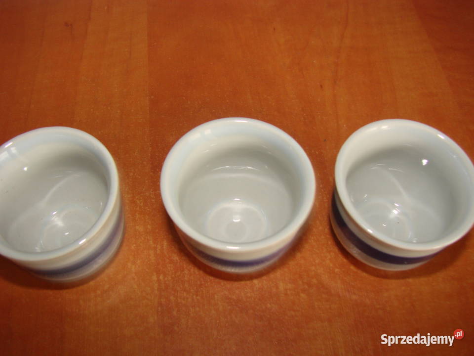 Porcelit Pruszków kieliszki Porcelana i szkło Pruszcz Gdański