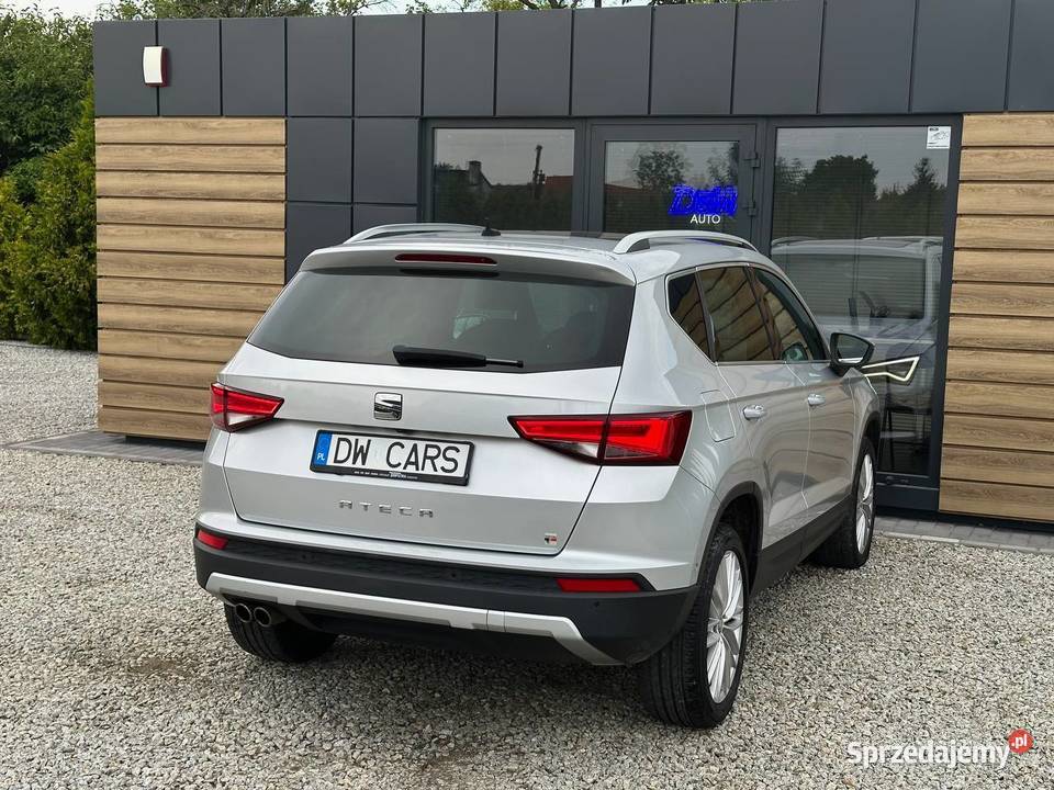 Seat Ateca 14 TSI Panorama Alcantara Ekonomiczna automatyczna Motoryzacja Wrocław