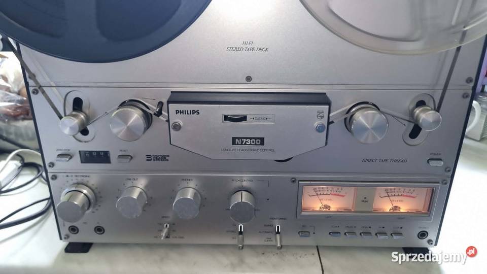 Magnetofon szpulowy Philips N7300 Reel to Reel Magnetofony Warta