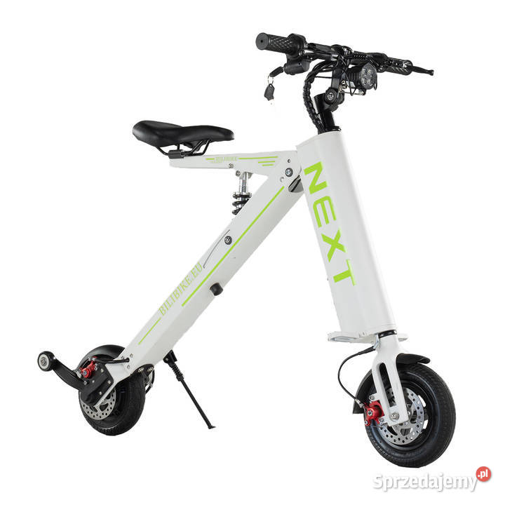 Mini Skuter elektryczny BILI BIKE 300W biały LG Bili Bike Gdańsk sprzedam