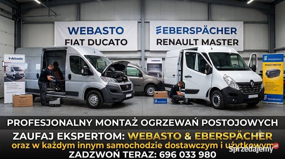 Montaż Webasto Bus Izoterma części serwis