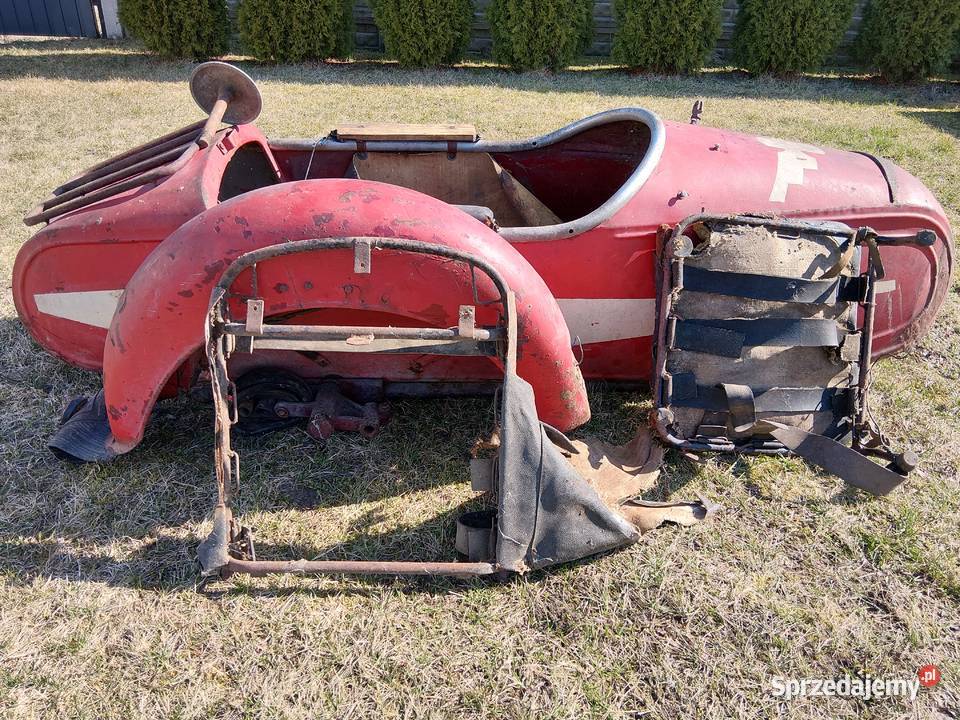 Junak M10 wózek boczny kosz 1962r