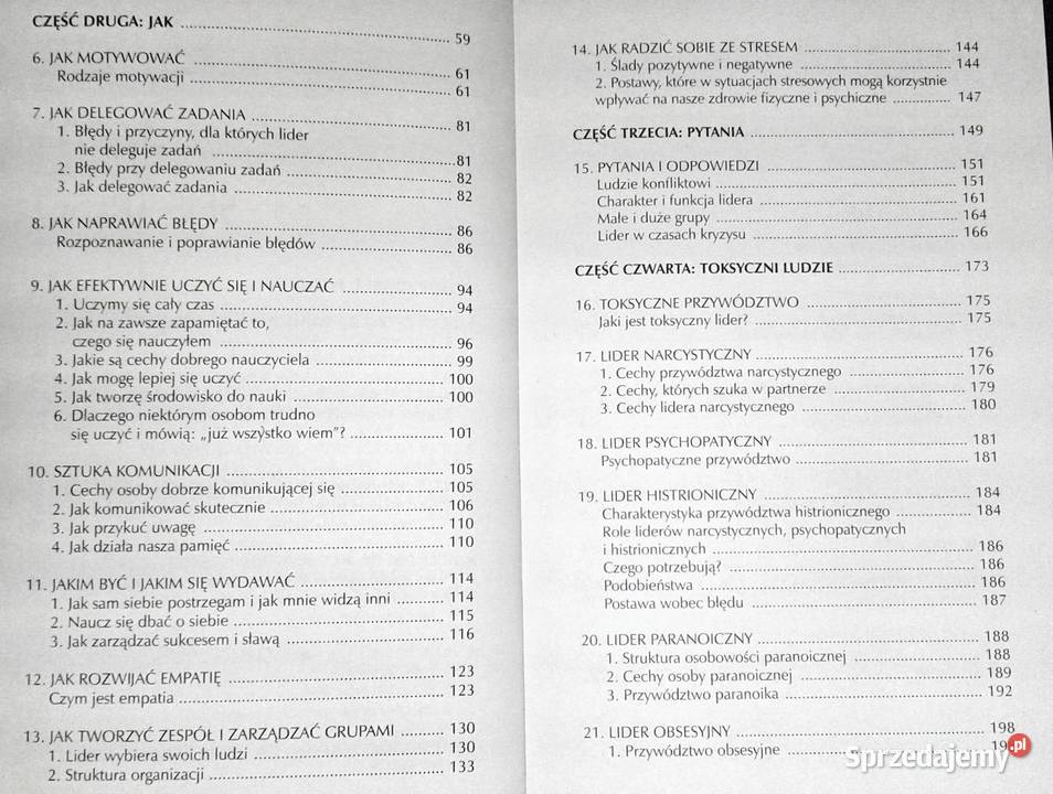 Lider 20 Bernardo Stamateas Chełm sprzedam