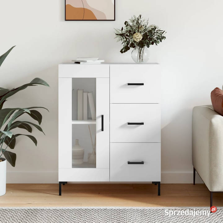 Szafka biała 695x34x90 materiał drewnopochodny Pozostałe Warszawa