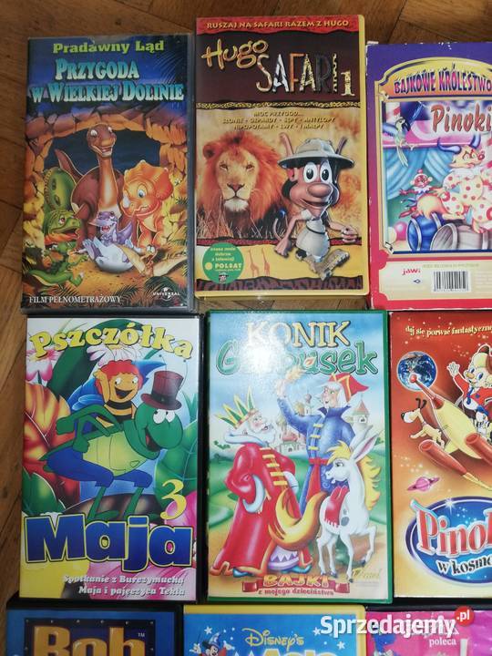 Kasety VHS 12 sztuk Tanio Warszawa sprzedam