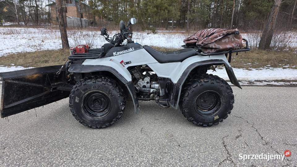 Quad Kawasaki klf 400 4x4 półautomat plug kupiony w Polsce Sandomierz