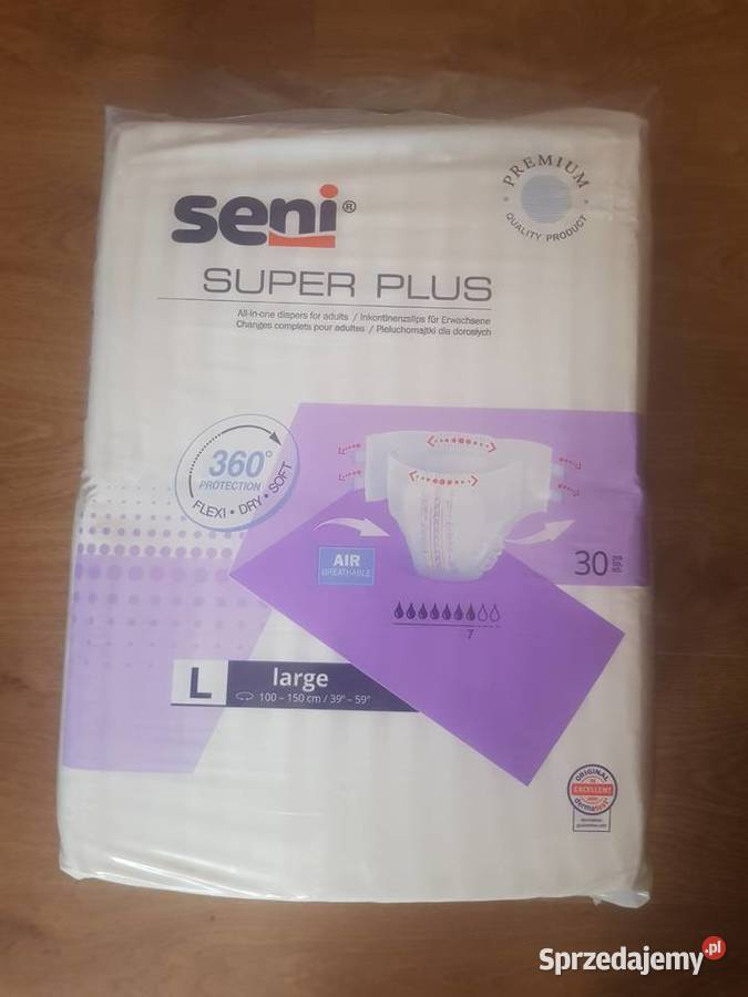 Pieluchomajtki dorosłych Seni rozmiar L Pozostałe Warszawa