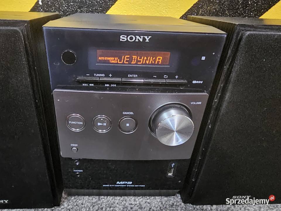 Wieża SONY CMTFX205 USB mp3 Kraków sprzedam