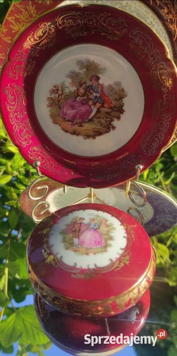 LIMOGESFrancjapuzdro ze scenką rodzajową łódzkie Pabianice