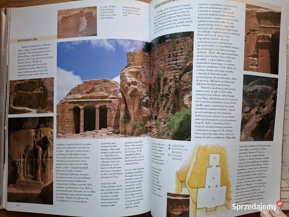 Petra sztuka i historia Fabio Bourbon twarda z obwolutą małopolskie Kraków