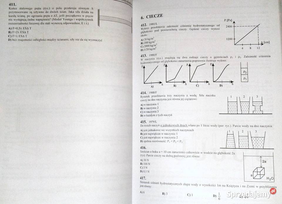 Fizyka Wybór testów z egzaminów 1973 1999 Chełm