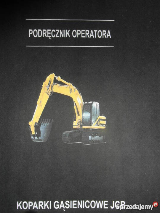 dtr instrukcja obsługi koparka JCB JS360 i iNNE Szczecin sprzedam