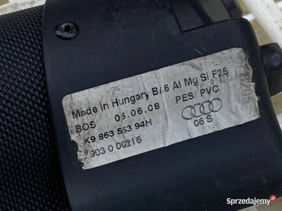 ROLETA BAGAŻNIKA AUDI A4 B8 Kombi 0715 OSŁONA podkarpackie