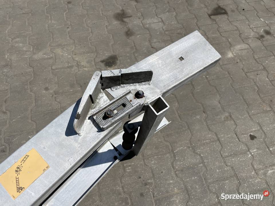 Załamanie szyn windy drabiny dekarska BOCKER