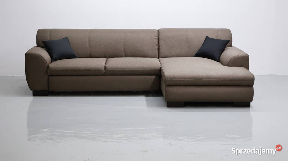 TLX Narożnik z funkcją spania brązowy kolor 276cm