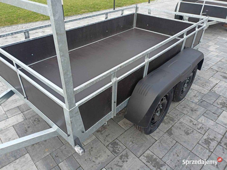 Przyczepka 2 osoiowa tandem 750 solidna spawana Nisko