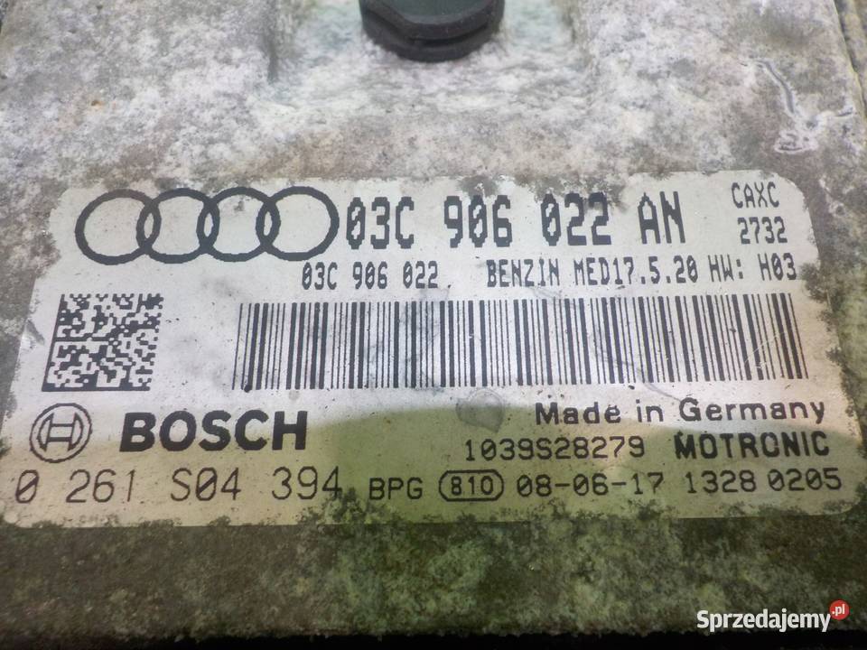 AUDI A3 8P II LIFT 14 TFSI 08r sterownik mazowieckie Suków