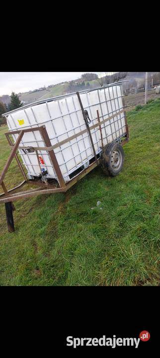 Przyczepka zbiornik na wode 2000l mauzer do sprzedam