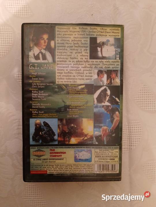 KASETA VHS GI Jane 1997 reżyser Ridley Scott akcja wielkopolskie Poznań sprzedam