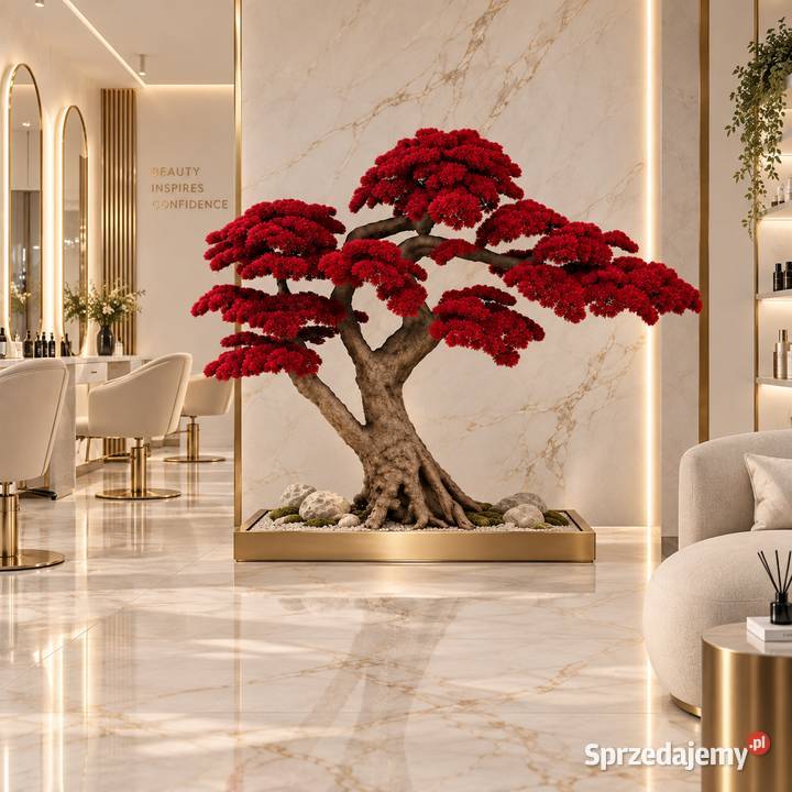 Czerwone sztuczne drzewko bonsai 150 200 małopolskie Golkowice
