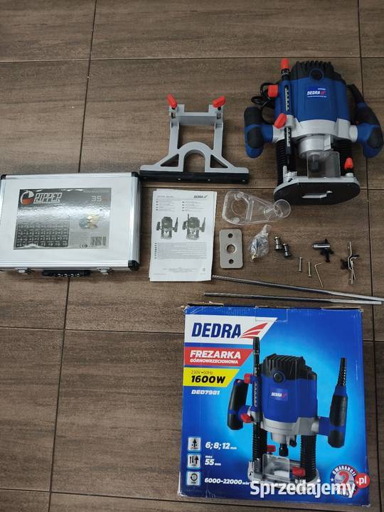 Frezarka Górnowrzecionowa 1600 W DEDRA wielkopolskie