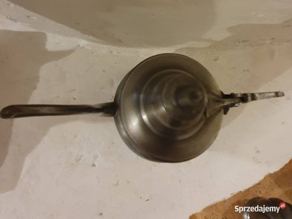 Staryindyjski DZBANEK z pokrywkąz metalu na lubelskie Lublin