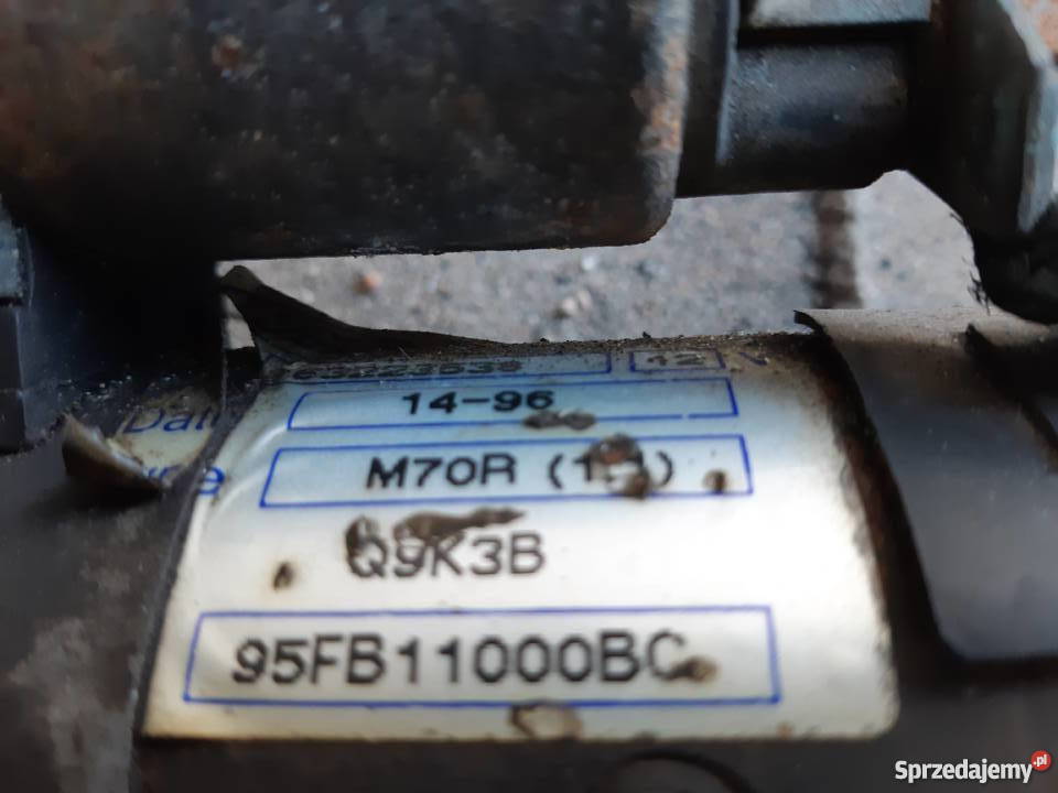 FORD FIESTA MK4 ROZRUSZNIK SILNIK 13 8V BENZYNA Pozostałe kujawsko-pomorskie Koronowo