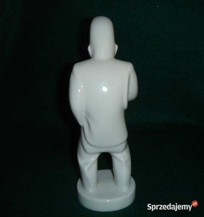 Marszałek figurka Ćmielów biały Łódź