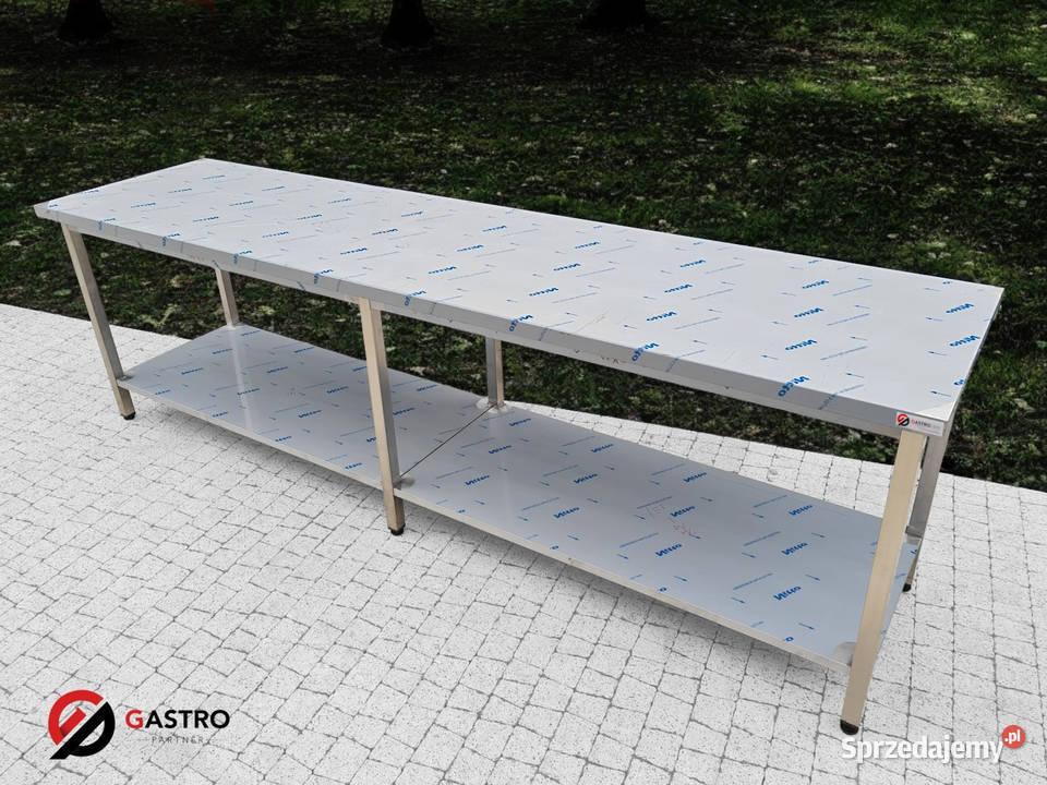 Stół centralny gastronomiczny z półką spawany na Ostrów Wielkopolski