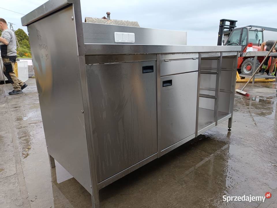 Szafka nierdzewna gastronomiczna blat nierdzewny Laskowa