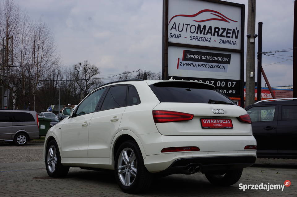 Audi Q3 20 TDI VR 177 4x4 SLine Navi Połskóra ASR (kontrola trakcji) Nowy Sącz