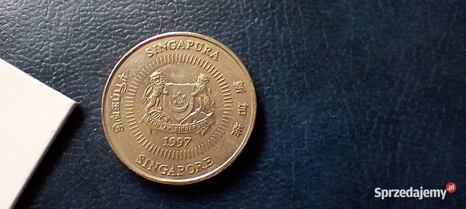 Stare monety 50 cent 1997 Singapur Lesko sprzedam